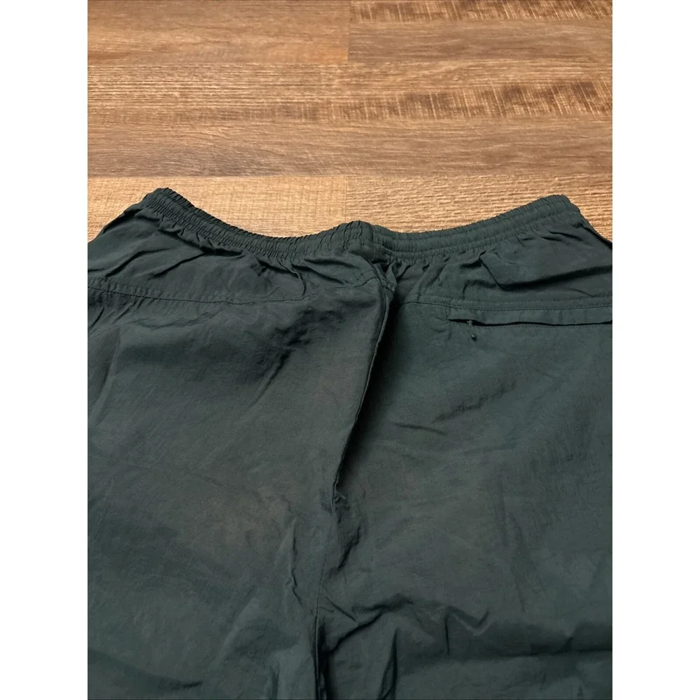 Vtg Nike Mens XL Pants Track Jogging Windbreaker Running Jersey Nylon Green EUC